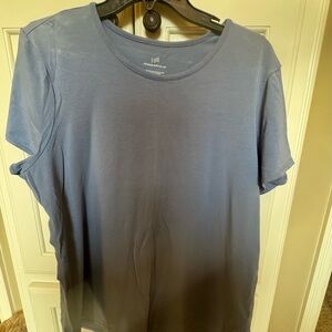 J. Jill Blue Short Sleeve Tee